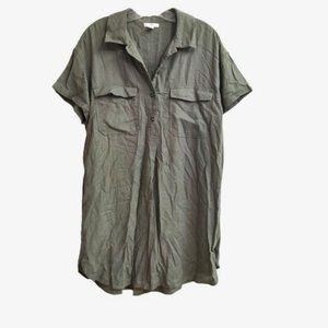 H&M Women's Linen-blend Utility Dress